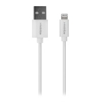 Mobilize Industry Packaged USB-A naar Apple Lightning 12W oplaadkabel 1 meter - Wit