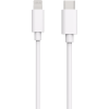 Just in Case USB-C naar Apple Lightning 60W oplaadkabel 20 centimeter - Wit