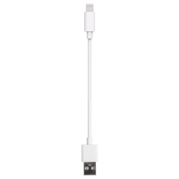 Just in Case USB-A naar Apple Lightning 20W oplaadkabel 20 centimeter - Wit