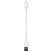Just in Case USB-A naar USB-C 20W oplaadkabel 20 centimeter - Wit