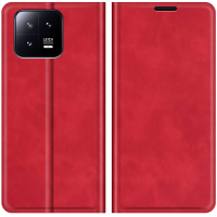 Just in Case Wallet Case Magnetic voor Xiaomi 13 - Rood