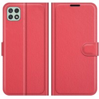 Just in Case Wallet Case Clipper Magnetic voor Samsung Galaxy A22 5G - Rood