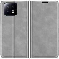 Just in Case Wallet Case Magnetic voor Xiaomi 13 - Grijs