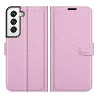 Just in Case Wallet Case Clipper Magnetic voor Samsung Galaxy S22 Plus - Roze