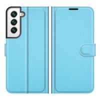 Just in Case Wallet Case Clipper Magnetic voor Samsung Galaxy S22 Plus - Blauw