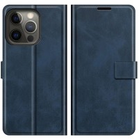 Just in Case Wallet Case Magnetic Business voor Apple iPhone 13 Pro - Blauw