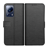 Just in Case Classic Wallet Case voor Xiaomi 13 Lite - Zwart