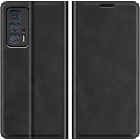 Just in Case Wallet Case Magnetic voor Motorola Edge 20 Pro - Zwart