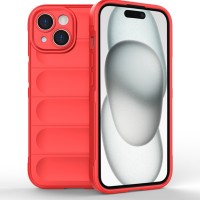 Techsuit Magic Shield Back Cover hoesje voor Apple iPhone 15 - Rood