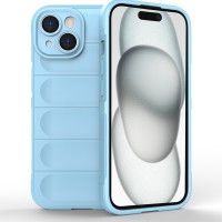 Techsuit Magic Shield Back Cover hoesje voor Apple iPhone 15 - Blauw