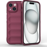 Techsuit Magic Shield Back Cover hoesje voor Apple iPhone 15 - Bordeaux