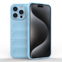 Techsuit Magic Shield Back Cover hoesje voor Apple iPhone 15 Pro - Blauw
