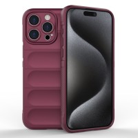 Techsuit Magic Shield Back Cover hoesje voor Apple iPhone 15 Pro - Bordeaux