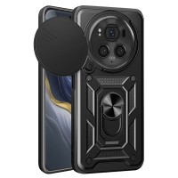 Techsuit Camshield Back Cover voor HONOR Magic6 Pro - Zwart