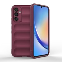 Techsuit Magic Shield Back Cover hoesje voor Samsung Galaxy A34 - Bordeaux