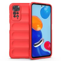 Techsuit Magic Shield Back Cover hoesje voor Xiaomi Redmi Note 11 / Redmi Note 11S - Rood