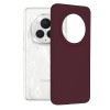 Techsuit Color Silicone Back Cover voor HONOR Magic6 Pro - Paars