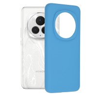 Techsuit Color Silicone Back Cover voor HONOR Magic6 Pro - Blauw