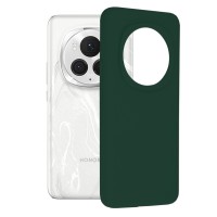 Techsuit Color Silicone Back Cover voor HONOR Magic6 Pro - Groen