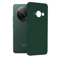 Techsuit Color Silicone Back Cover voor Xiaomi Redmi A3 - Groen