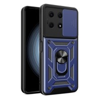 Techsuit Camshield Back Cover voor HONOR X8a - Blauw