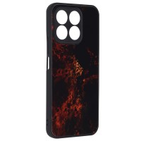 Techsuit Glaze Back Cover voor HONOR X8b - Red Nebula