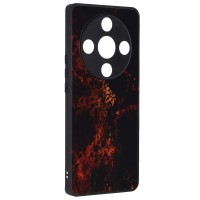 Techsuit Glaze Back Cover voor HONOR Magic6 Lite - Red Nebula