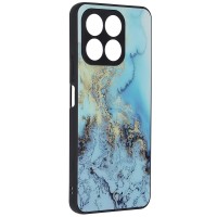 Techsuit Glaze Back Cover voor HONOR X8a - Blue Ocean