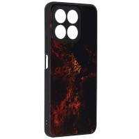 Techsuit Glaze Back Cover voor HONOR X8a - Red Nebula