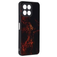 Techsuit Glaze Back Cover voor HONOR X6/X8 5G/70 Lite - Red Nebula