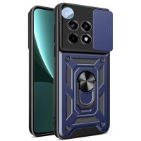Techsuit Camshield Back Cover voor OnePlus 12R - Blauw