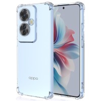 Techsuit Shockproof Back Cover hoesje voor Oppo Reno11 F 5G - Transparant