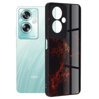 Techsuit Glaze Back Cover voor Oppo A79 / OnePlus Nord N30 SE - Red Nebula
