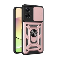 Techsuit Camshield Back Cover voor Oppo A98 - Roségoud