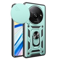 Techsuit Camshield Back Cover voor Xiaomi Redmi A3 - Groen