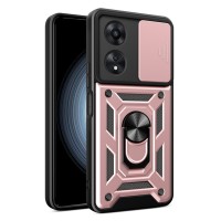 Techsuit Camshield Back Cover voor Oppo A58 4G - Roségoud