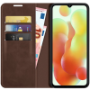Just in Case Wallet Case Magnetic voor Xiaomi Redmi 12C - Bruin