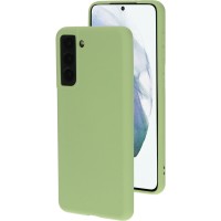 Mobiparts Silicone Back Cover hoesje voor Samsung Galaxy S21 - Pistache Groen