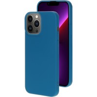 Mobiparts Silicone Back Cover hoesje voor Apple iPhone 13 Pro Max - Blauw