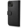 Decoded Detachable Echt Leren Wallet Case hoesje voor Apple iPhone 13 Mini - Black