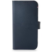 Decoded Detachable Echt Leren Wallet Case hoesje voor Apple iPhone 13 - Steel Blue