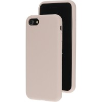 Mobiparts Silicone Back Cover hoesje voor Apple iPhone SE 2022/2020 / iPhone 7/8 - Beige