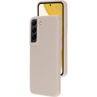 Mobiparts Silicone Back Cover hoesje voor Samsung Galaxy S22 - Beige