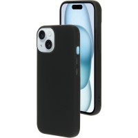 Mobiparts Silicone Back Cover hoesje voor Apple iPhone 15 - Zwart