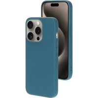 Mobiparts Silicone Back Cover hoesje voor Apple iPhone 15 Pro - Blauw