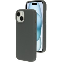 Mobiparts Silicone Back Cover hoesje voor Apple iPhone 15 - Donkergrijs
