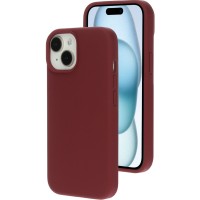 Mobiparts Silicone Back Cover hoesje voor Apple iPhone 15 - Donkerrood