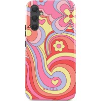 Burga Tough Back Cover hoesje voor Samsung Galaxy A34 - Roller Disco Limited Barbie Edition