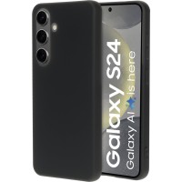Mobiparts Silicone Back Cover hoesje voor Samsung Galaxy S24 - Zwart