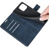 Just in Case Wallet Case Magnetic Business voor Apple iPhone 13 Pro Max - Blauw